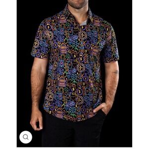 Sunday‎ Swagger Golf Polo Shirt Mens S The Gambler Las Vegas Casino Short Sleeve